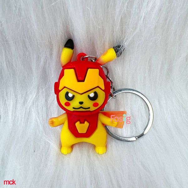  Móc Treo Chìa Khóa - Pikachu Iron Man 