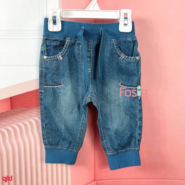 [3-6m] Quần Jean Bé Gái TD - Xanh Jean 