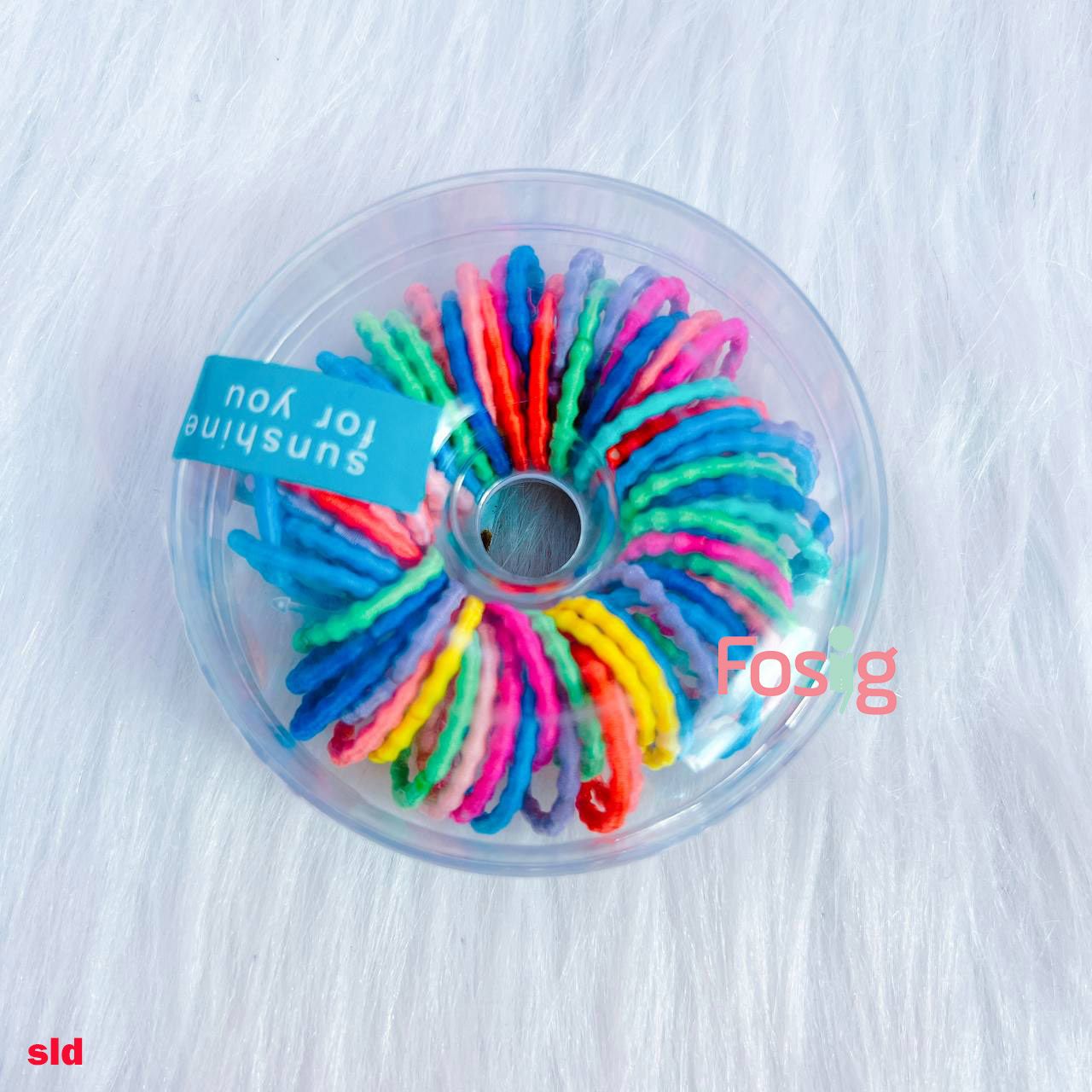  Set Hộp Dây Thun Cho Bé Gái - Bánh Donut 