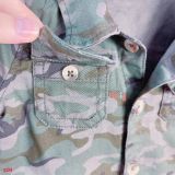  [0-6m, 8-9kg] Romper Sơ Mi Đùi Kate Bé Trai ON - Rêu Camo 