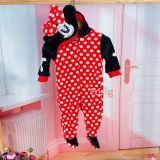  [3-6m] Romper Thú 4U-Only 2311 - Đỏ Chấm Bi To Mickey 