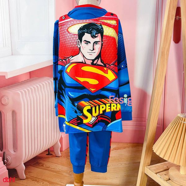  [13-14kg; 20-26kg] Đồ Bộ Dài Siêu Anh Hùng SK - Bộ Dài Superman 