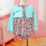  [7-13kg ; 16-17kg] Set 3 Áo Khoác Và Váy Gymboree - Xanh Nhạt Hoa Cam 