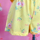  [15-16kg; 20-41kg] Jumpsuit Bé Gái PL - Vàng Hoa Hồng Trắng 