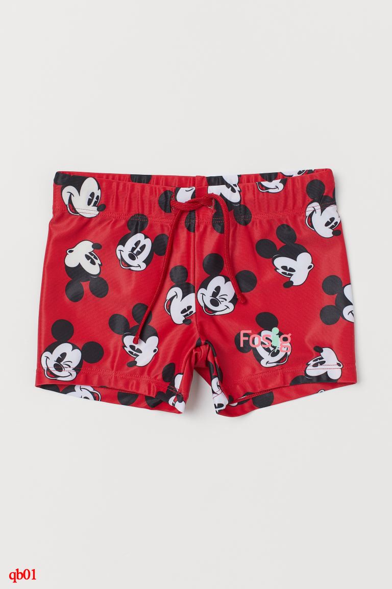  [11-21kg] Quần Short Bơi Co Giãn Bé Trai HM140 - Đỏ Mickey 