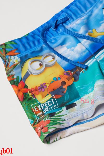  [11-15kg] Quần Short Bơi Co Giãn Bé Trai HM140 - Xanh Minion 