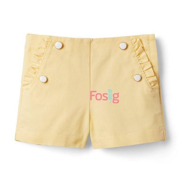  [12-14kg] Quần Short Bé Gái JJ - Vàng Cúc Trắng 