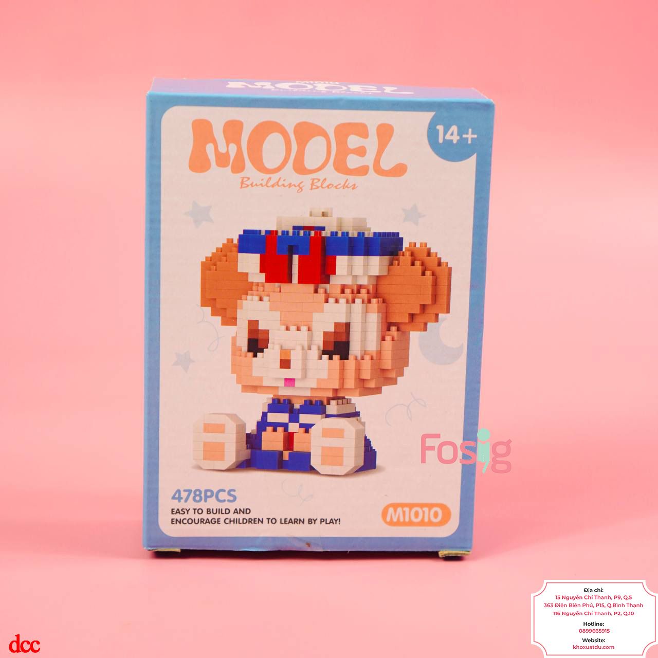  Đồ Chơi Lắp Ráp Lego 3D Cho Bé - Chó Nâu 