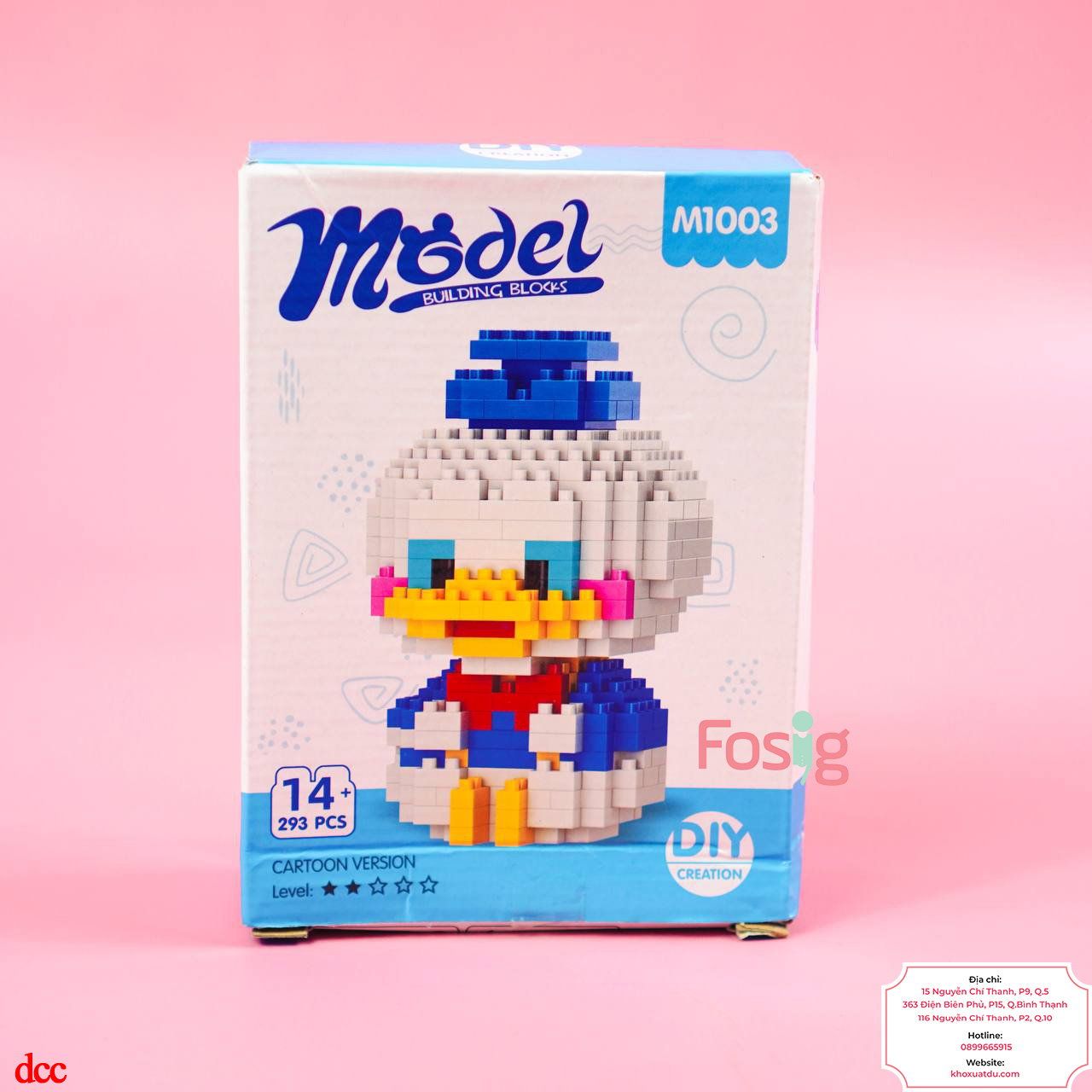  Đồ Chơi Lắp Ráp Lego 3D Cho Bé - Vịt Donald 