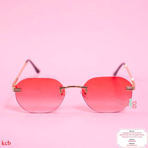  Mắt Kính Cho Bé Trai Unisex - Đỏ Vàng DV02 