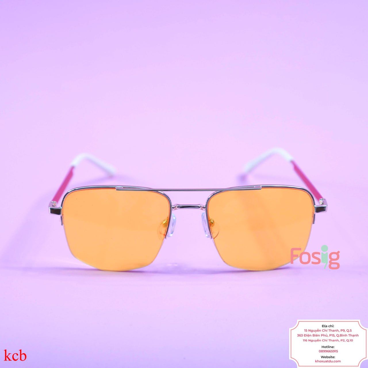  Mắt Kính Cho Bé Trai Unisex - Vàng V03 