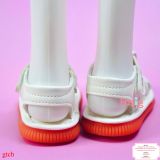  [11-12cm] Giày Sandal Có Kèn Cho Bé Trai - Trắng la Bàn 