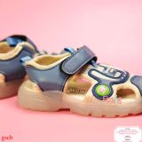  [12cm] Giày Sandal Cho Bé Trai - Xanh Xám Yicheng Kids 