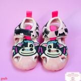  [12-14.5cm] Giày Sandal Cho Bé Gái - Hồng Bò Sữa 