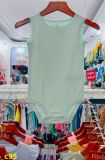  [0-18M] Bodysuit Sát Nách Bé Gái Cter50 - Xanh Ngọc Dưa Hấu 