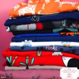  [7-18kg] Set Đồ Bộ Dài Bé Trai Nxt - Navy Sao Trắng 