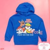  [11-16kg ; 18-19kg] Áo Hoodie Nỉ PM Bé Trai - Xanh Chó Cứu Hộ 