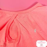  [16-17kg] Set Đồ Bộ Thế Thao Ngắn JB Bé Gái - Cam Love Xanh Ngọc 