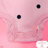  [0-3M ; 18M] Bodysuit Cánh Tiên Bé Gái Cter50 - Hồng Chấm Đen 