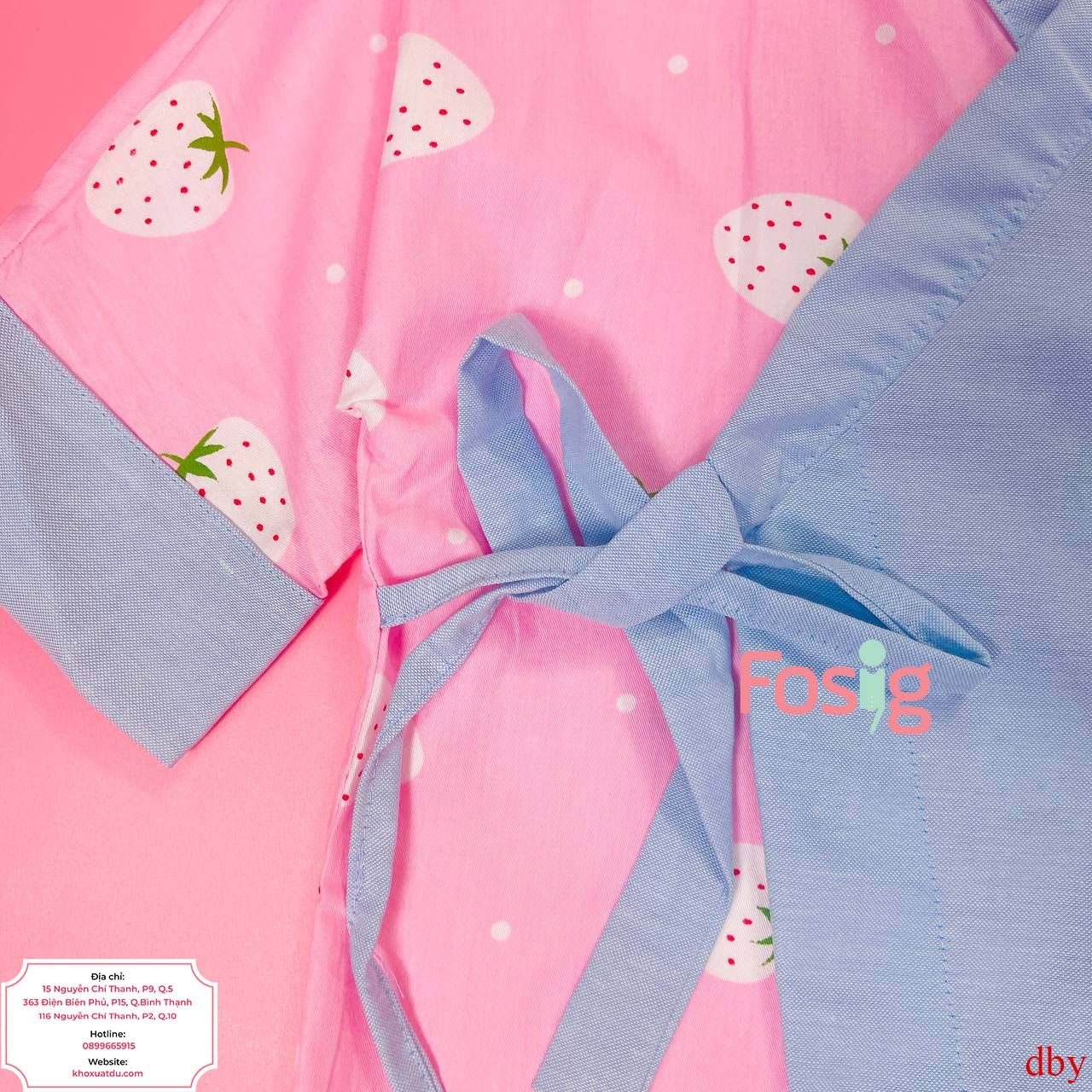  [17-21kg] Đồ Bộ YuKaTa Bé Gái - Hồng Trái Dâu 