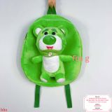  Balo Thú Nhung Cho Bé Trai - Gấu Xanh Lá 