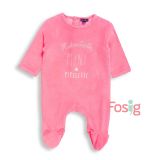  [0-Nb] Sleepsuit Kiabi Bé Gái - Hồng Mini 