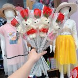  Bó Hoa Sáp Thơm Tặng Ngày 20/11 - Gấu 1 Bông 