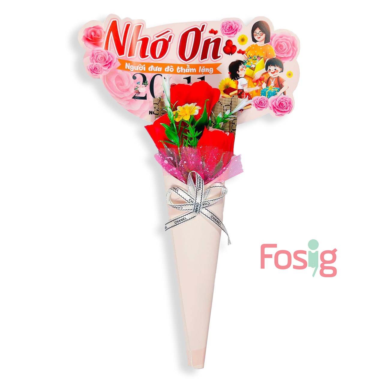  Bó Hoa Sáp Thơm Tặng Ngày 20/11 - 3 Bông 