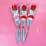  Bó Hoa Sáp Thơm Tặng Ngày 20/11 - Gấu 1 Bông 