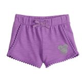  [10-13kg] Quần Short Bé Gái JB - Tím Mickey 