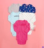  [6M 5-6.5kg] Combo 5 Bodysuit Tay Dài Bé Gái Cter - Hàng tuyển chọn Màu ngẫu nhiên 