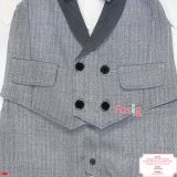  [5-9kg] Set Giả Vest Công Tử Bé Trai - Xám 8505 