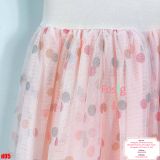  [13-16kg; 18-19kg] Đầm Cánh Tiên Voan Công Chúa Cườm đổi màu - Kem Bướm Lật 