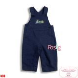  [0-3m] Yếm For Baby Bé Trai  - Navy Xe Lửa 