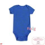  [3-6m] Bodysuit Tay Ngắn Bé Trai Cter50 - Xanh Dương Xe 