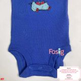  [0-24m] Bodysuit Tay Ngắn Bé Trai Cter50 - Xanh Dương Gấu 