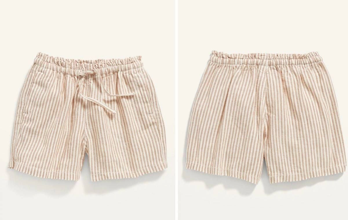  [3m-5T] Set 2 Quần Short Linen ON Bé Gái - Combo màu ngẫu nhiên 