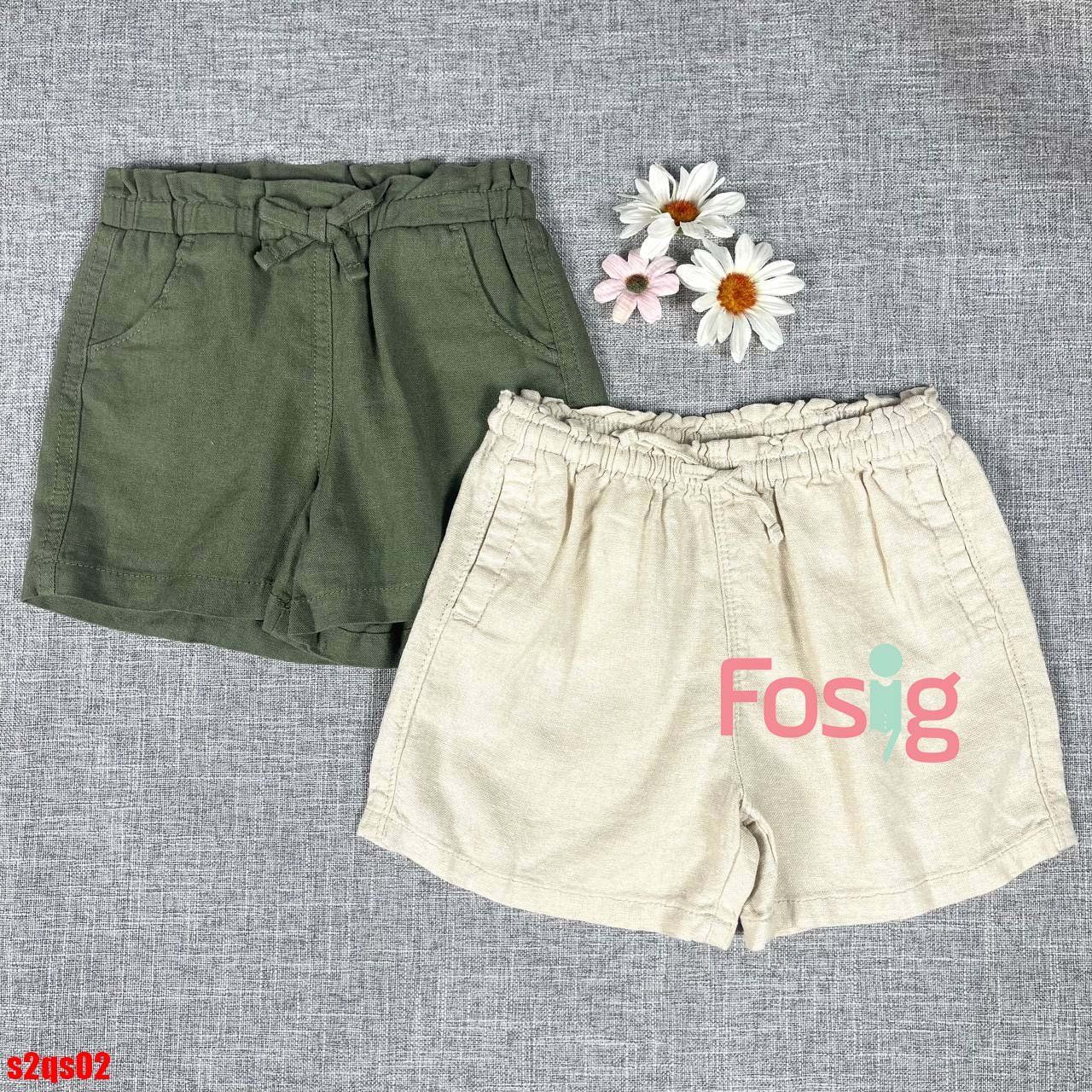  [3m-5T] Set 2 Quần Short Linen ON Bé Gái - Combo màu ngẫu nhiên 