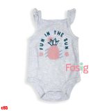  3m - 6m ; 18m Bodysuit Cánh Tiên Bé Gái Cter50 - Xám Qủa Thơm 