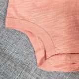  3m - 6m ; 12m ; 24m Bodysuit Tay Ngắn Bé Trai Cter - Cam Cá Voi 