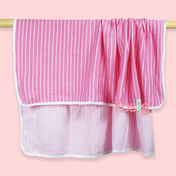  Khăn cotton DN 69 - Hồng Sọc Trắng 