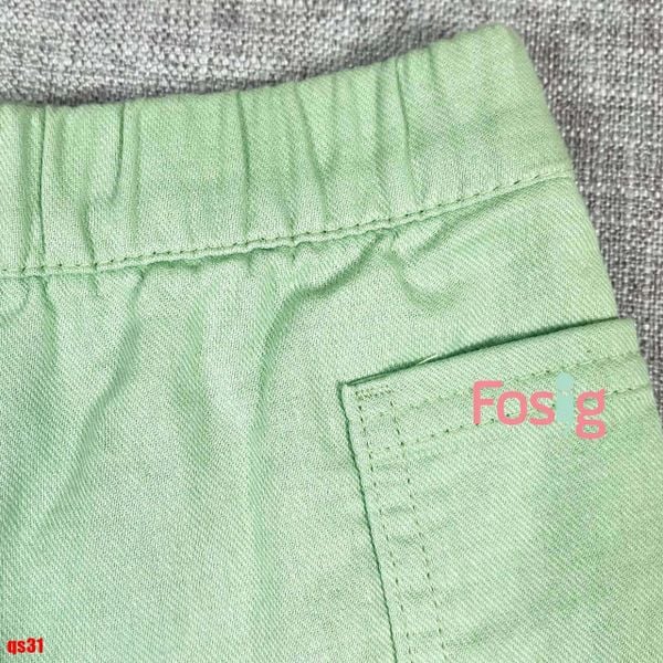  10-17kg; 26-28kg Quần Short Bé Gái GB-PL - Xanh lá 