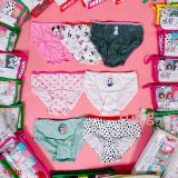  8-14kg; 2T-6T Set 7 quần chip tam giác Hm cho bé gái thung thun ren đáng yêu- S7CTG 