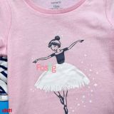  [5-8kg và 9-43kg] Set 3 áo thun tay ngắn bé gái cter- S3A11 