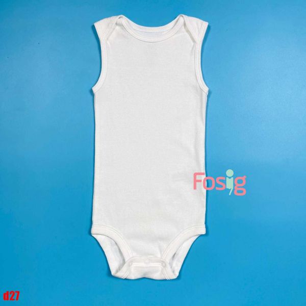  12m-24m Bodysuit Tay Ngắn Bé Trai Cter - Trắng 3L 