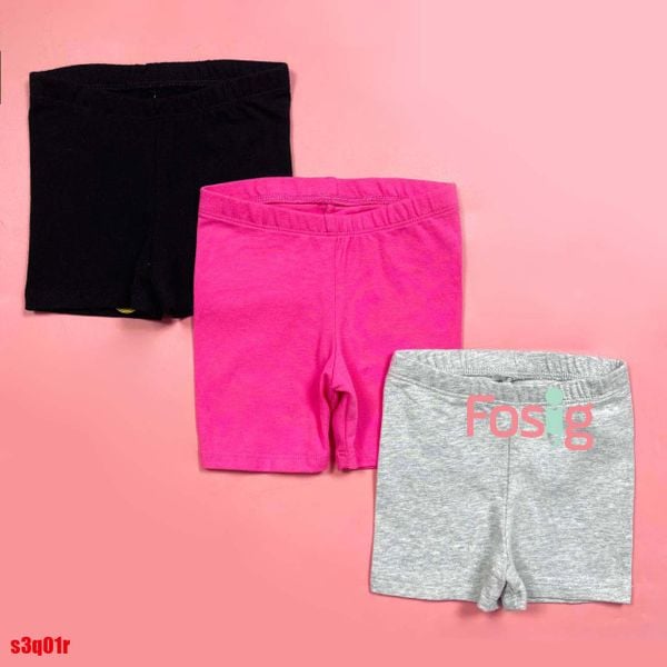  8-16kg Set 3 Quần thun legging lửng CJ cho Bé Gái- Set ngẫu nhiên 