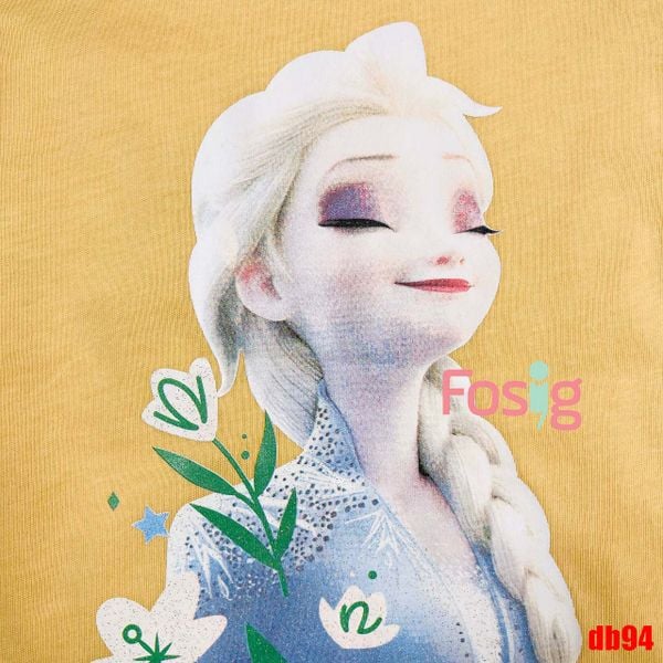  14kg - 26kg Set Đồ Bộ Ngắn HM Bé Gái - Vàng Đậm Elsa Db94G 