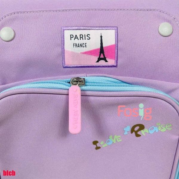 Balo Chống Gù Lưng Cho Bé - Tím Paris 