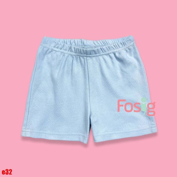  [1-24m] Quần Short Cotton Bé Trai QSBT - Xanh Trời 