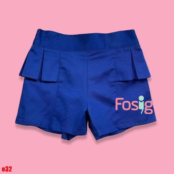  [12m-4T] Quần Short Bé Gái QSBG - Xanh Dương Đậm 